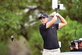 Ludvig Aberg leads after Thursday’s first round of the RBC Heritage in Hilton Head, S.C. (Daniel Dunn/Imagn Images)