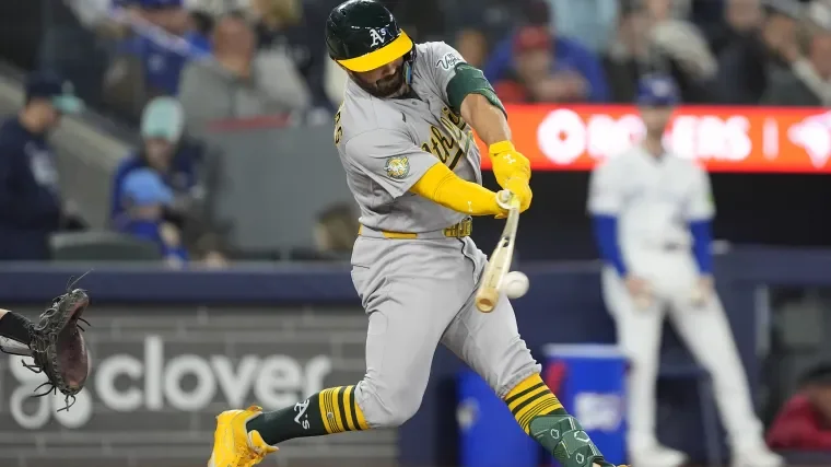 Shea Langeliers powers the Athletics to a top ten spot in latest power rankings image