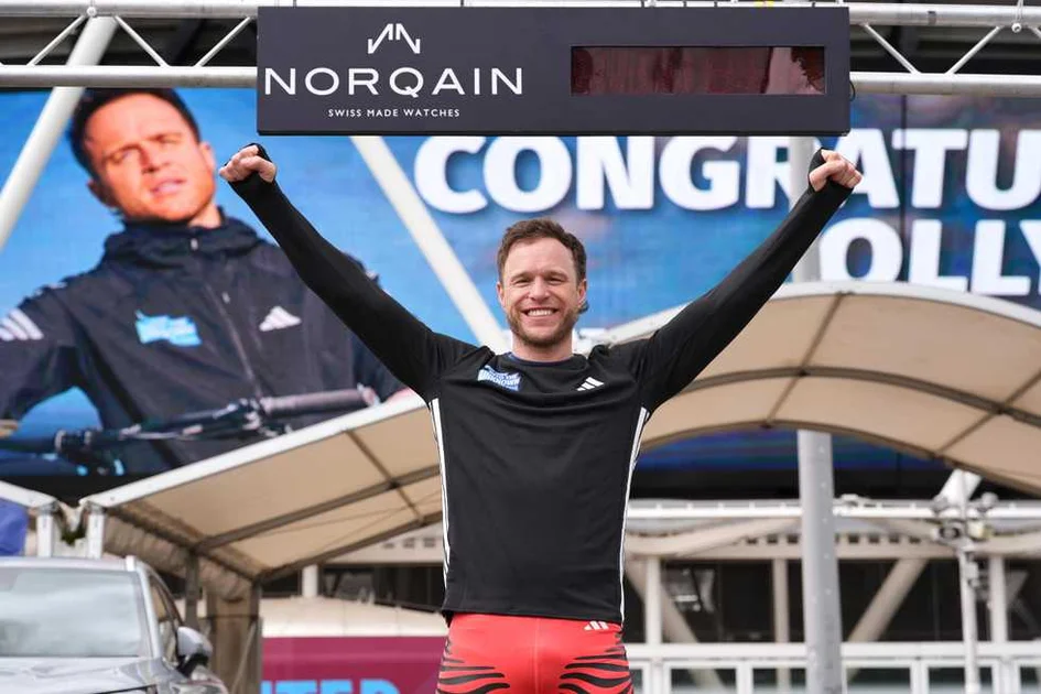 Olly Murs breaks down in tears after completing Soccer Aid challenge