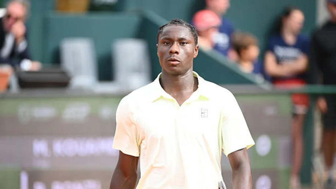 Moise Kouamé, historic duel with Cilic. Photo: gettyimages.