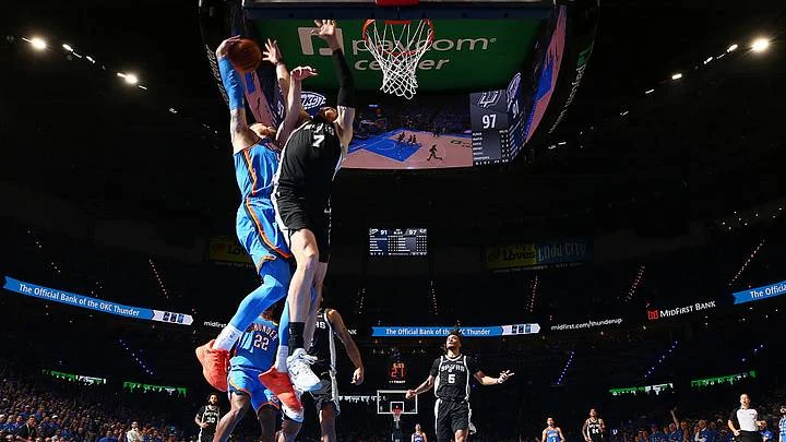 Luke Kornet’s block with 6:31 remaining will go down in Spurs’ playoff history.