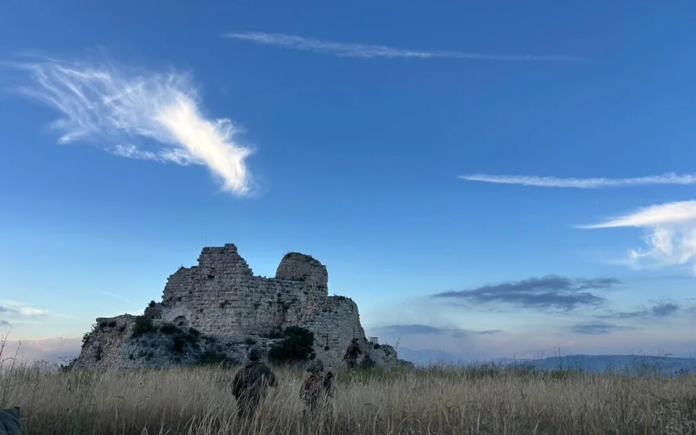 Troops of the Golani Brigade's Reconnaissance Unit operate at the  Beaufort Castle in southern Lebanon, in a handout photo published on May 31, 2026. (Israel Defense Forces)