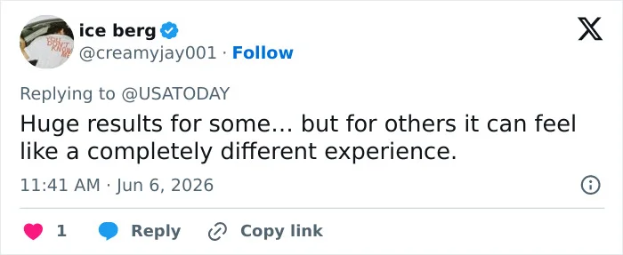 Reaction mentioning differing GLP-1 side effects and experiences