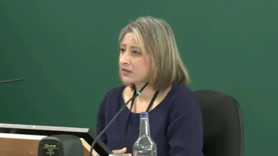 Nottingham University Hospitals (NUH) NHS trust medical director, Manjeet Shehmar giving evidence at the Nottingham Inquiry
