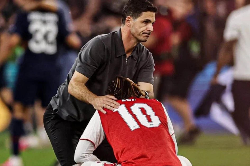 Declan Rice rallies behind devastated Eberechi Eze after Champions League heartbreak
