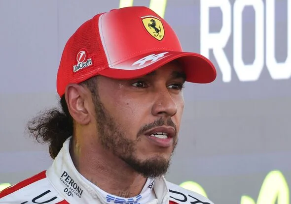 Lewis Hamilton of Ferrari