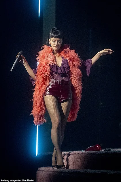 Lily Allen has hit back at complaints from fans claiming her West End Girl tour is 'too short and expensive' (pictured in April)