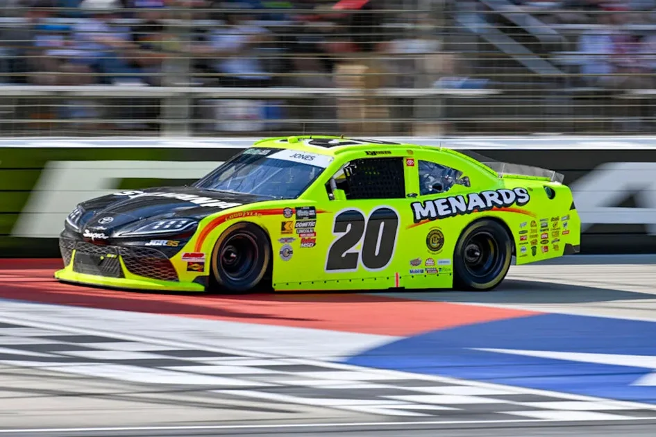 Brandon Jones Holds Off Chase Elliott After Overtime Pass for Thrilling Chicagoland Victory