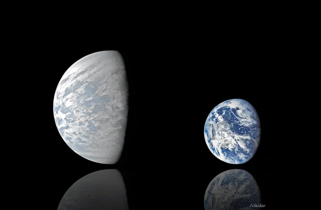r/space - Earth-like exoplanet LHS 1140b may have an atmosphere - artist's impression