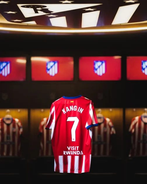 The new jersey number for Lee Kang-in, who transferred to Atlético (AT) Madrid. /Photo=AT Madrid SNS screenshot