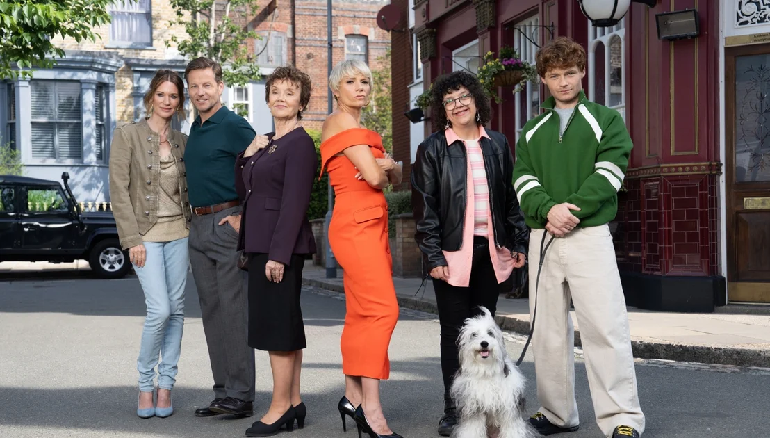 EastEnders' Nicola with Hawkins family