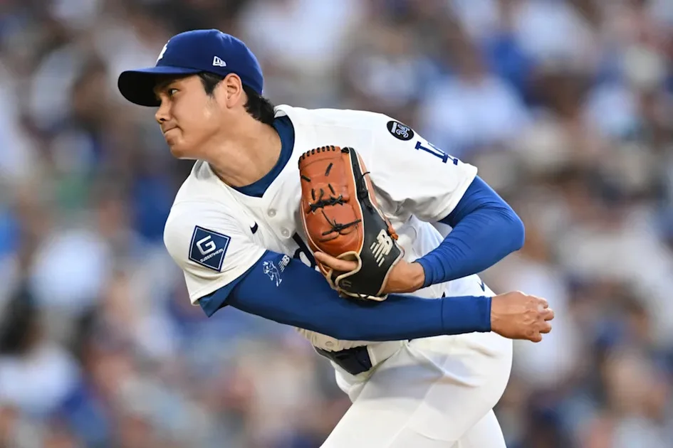 Shohei Ohtani appears to be back in the rotation, though he&#39;s not likely to see full starter&#39;s innings for a while. (AP Foto/Kyusung Gong)
