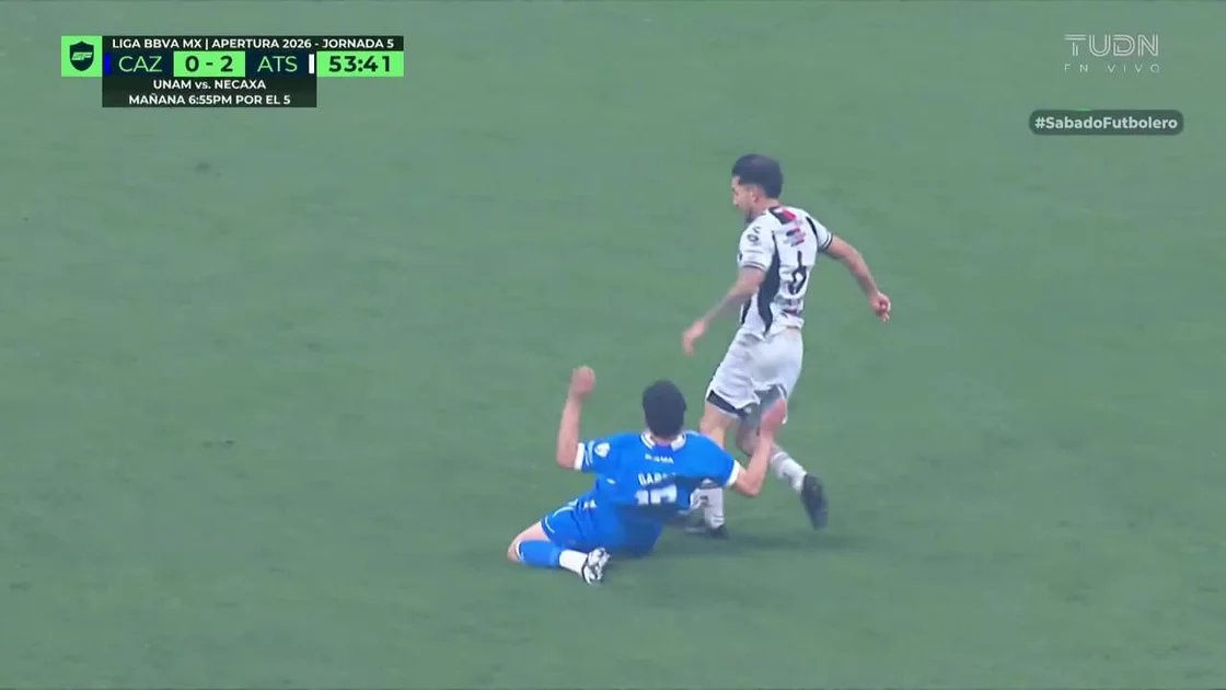 ¡Monzón vs Mier! Por poco cae el tercero del Atlas vs. Cruz Azul