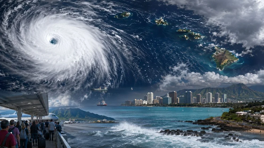 Hurricane lowell intensifies over the central pacific as hawaii monitors potential travel and surf impacts