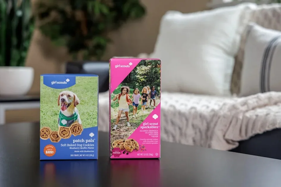 Girl Scouts is adding a dog treat and allergy-friendly cookie to its annual lineup for Girl Scout Cookie Season.