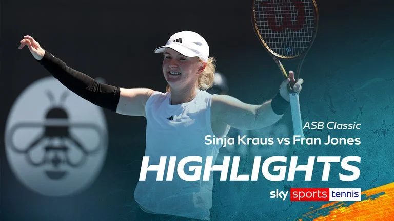 ASB Classic highlights: Sinja Kraus vs Fran Jones