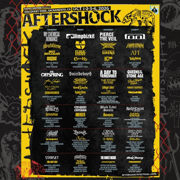 Aftershock 2026 Lineup