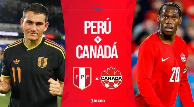 Perú vs Canadá se enfrentan EN VIVO por amistoso internacional