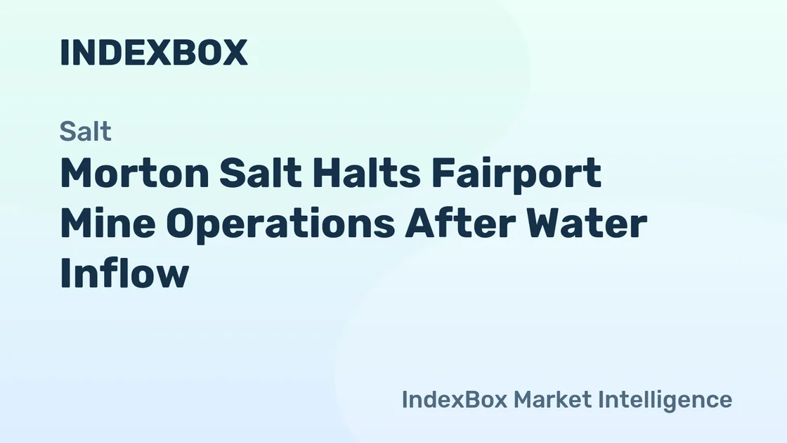 Morton Salt Halts Fairport Mine Operations After Water Inflow
