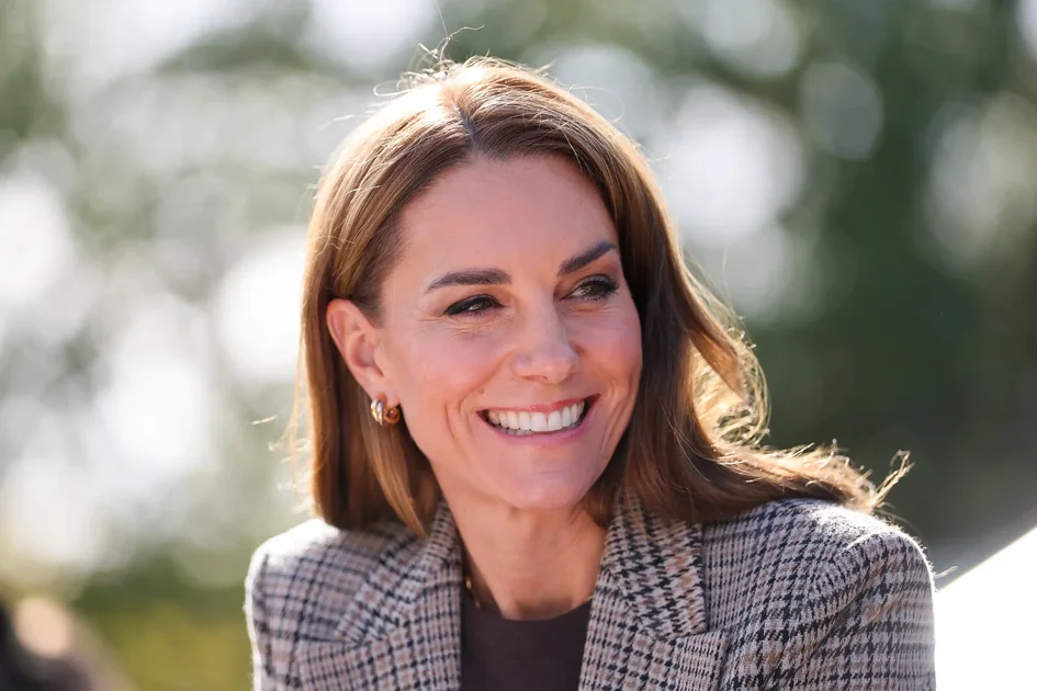 Catherine, Princess of Wales smiles during a visit to The Forward Trust to mark Addiction Awareness Week on September 24, 2026 in Southend, England.